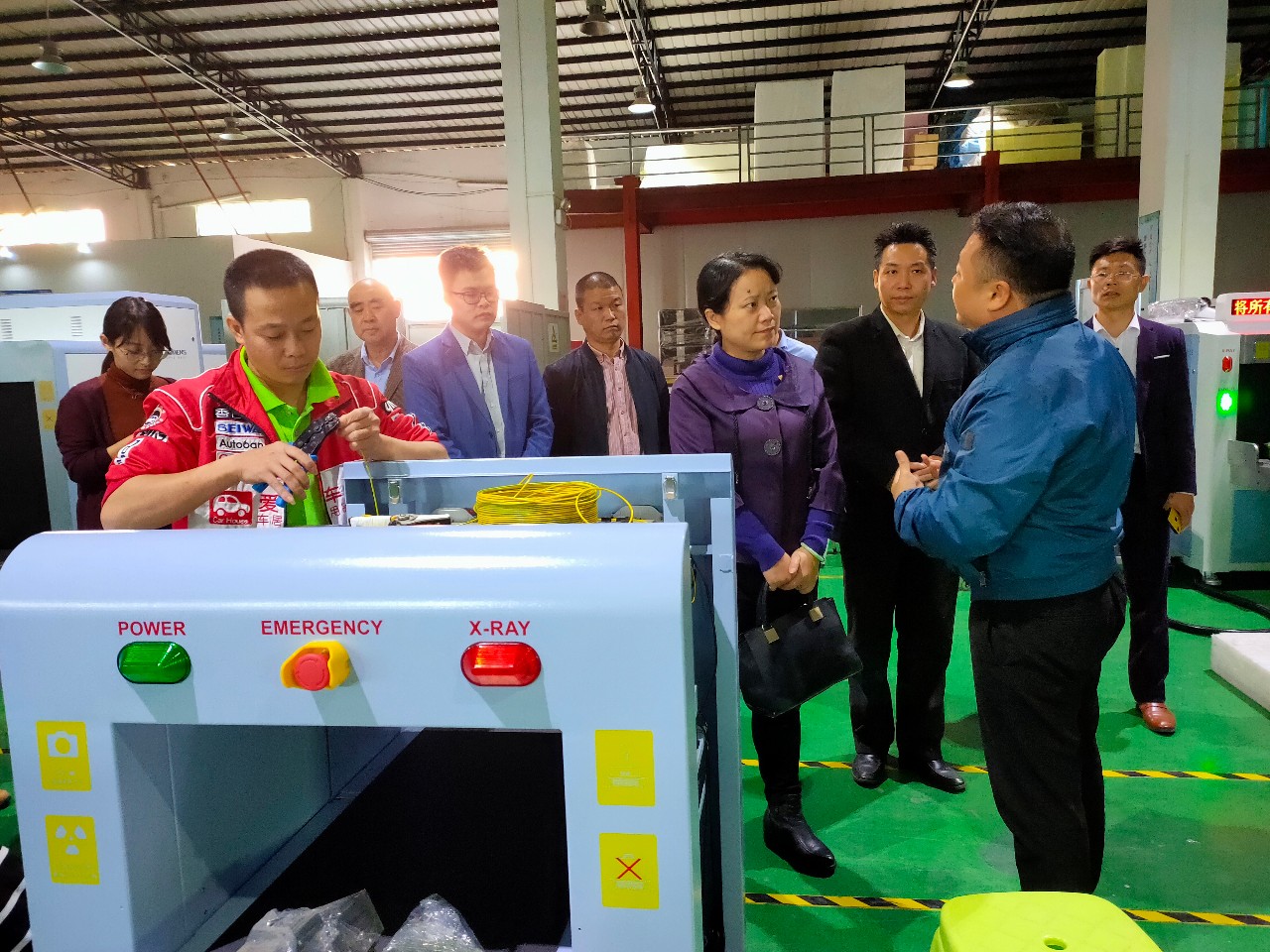 東城政法委領導率（lǜ）隊考察指導天美mv星空mv免费观看科技集團“平安（ān）文化”建設情況