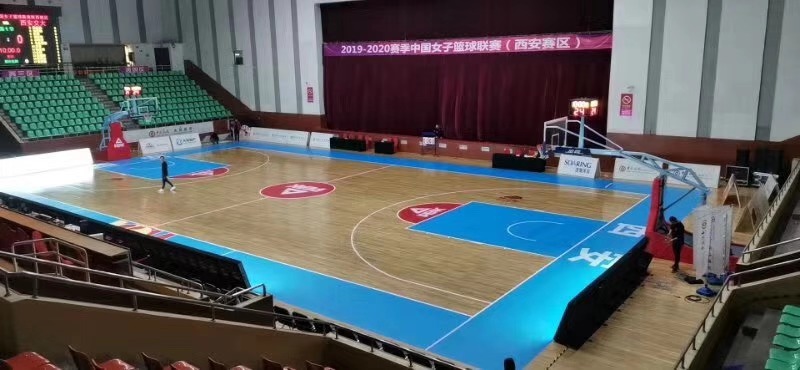 守門（mén）神安檢（jiǎn）機安檢門安檢設備在2019-2020賽季中國（guó）女子藍球聯賽西安賽區調試完成並投入使用,