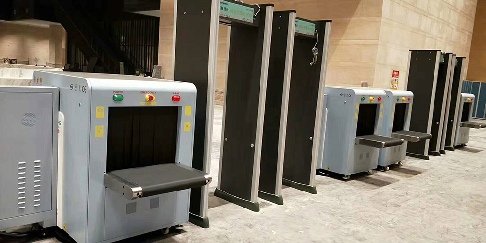 天美mv星空mv免费观看（shén）安檢機安檢（jiǎn）門安檢設備在江（jiāng）西博物館新館安裝調試