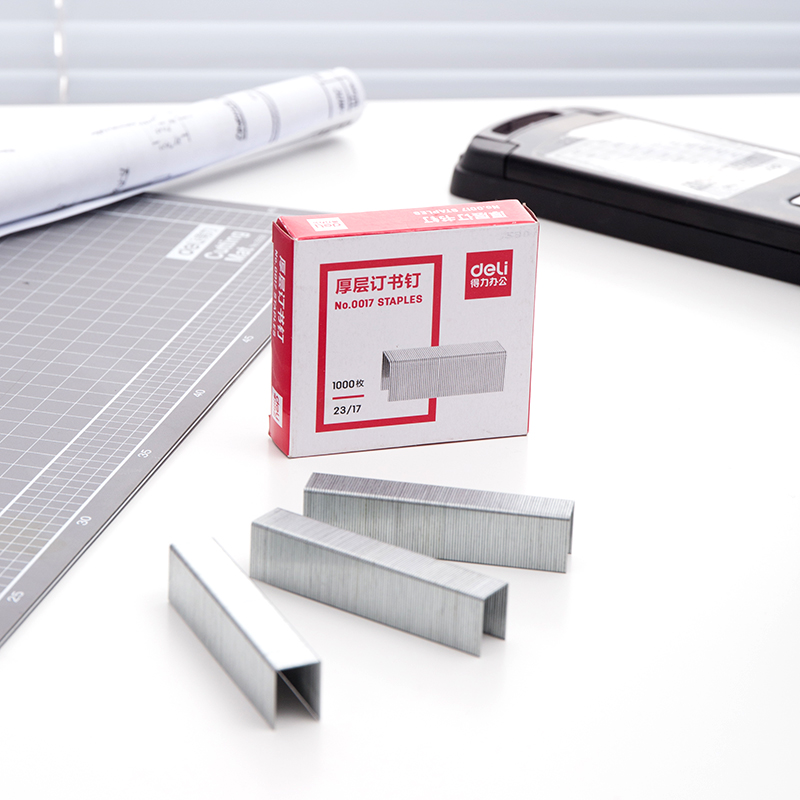 51fun吃瓜0017厚層訂書釘23/17(1000枚/盒)