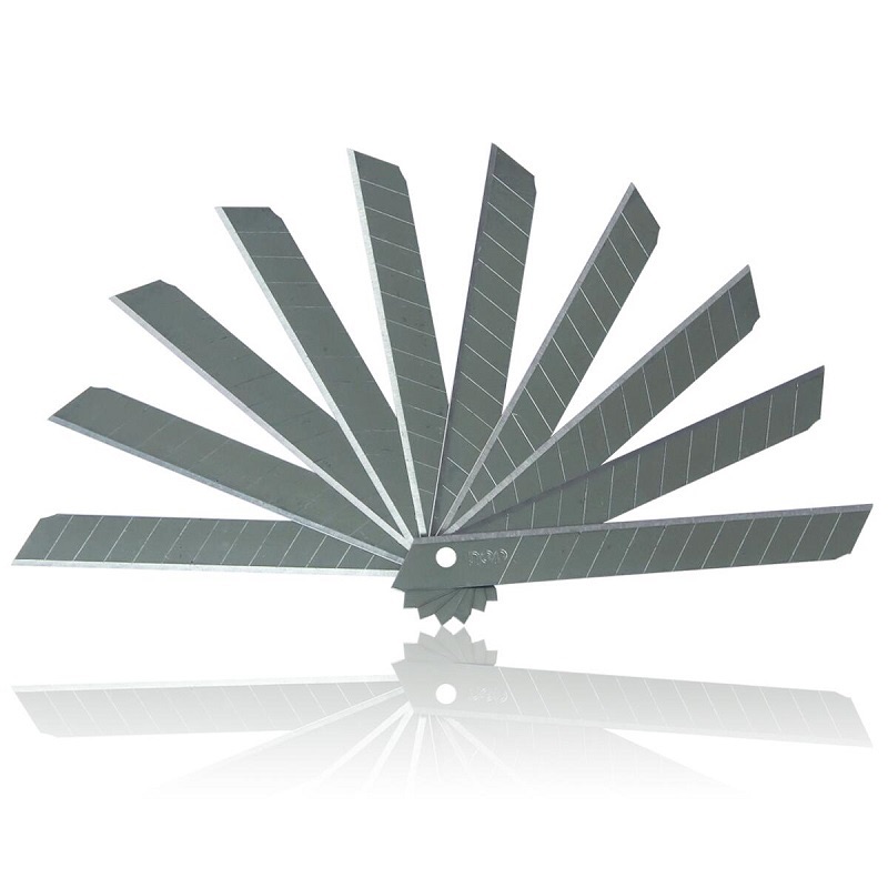 51fun吃瓜2012小（xiǎo）號美工刀片(銀（yín）色)(10片/盒)