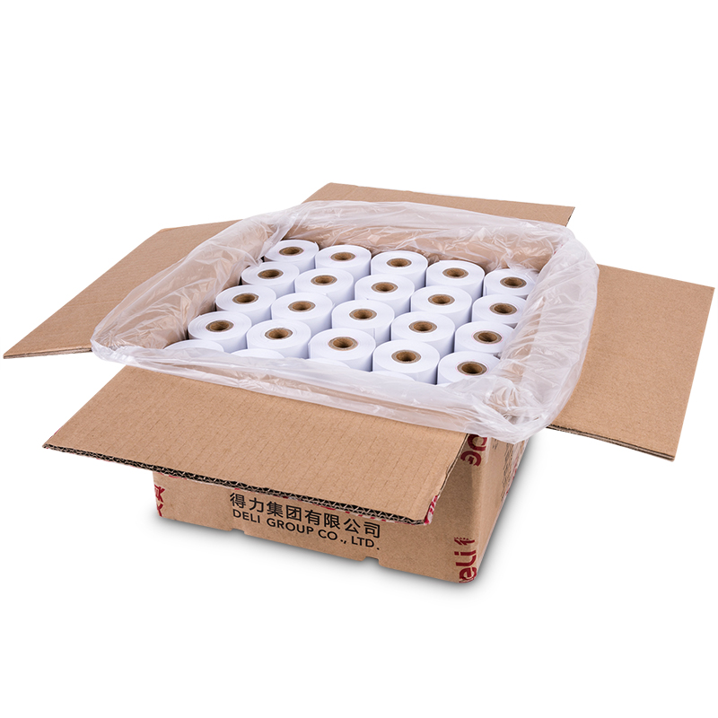 51fun吃瓜（lì）3205雙膠收銀紙(白)75mm*60mm*29m(箱)