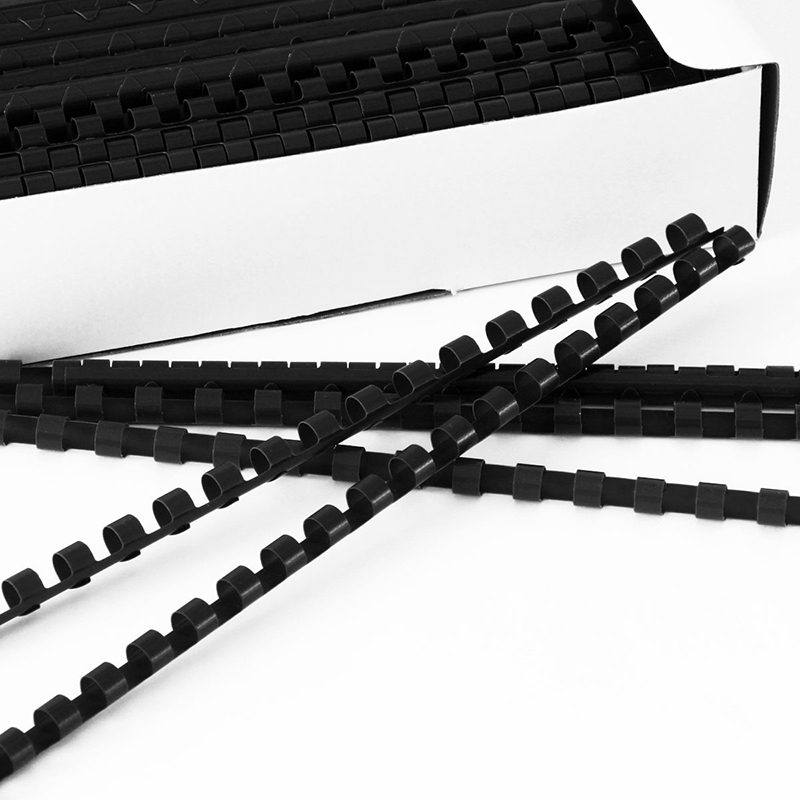 51fun吃瓜3834-21孔裝（zhuāng）訂膠圈(黑)(100支/盒)