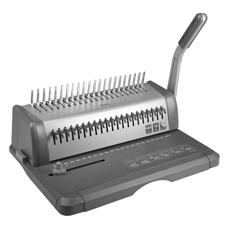 51fun吃瓜3873膠圈裝訂機(灰)(台)