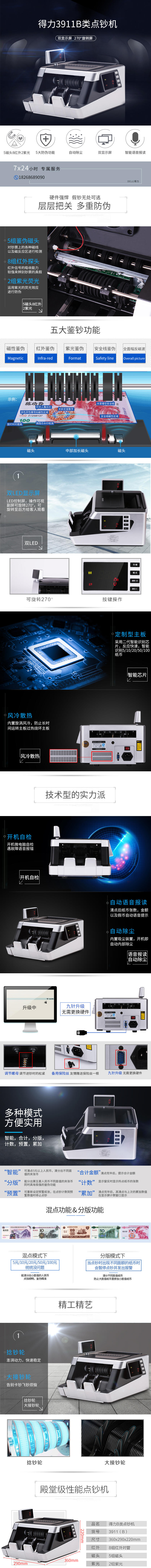 51fun吃瓜3911點驗（yàn）鈔機(黑白)(台)