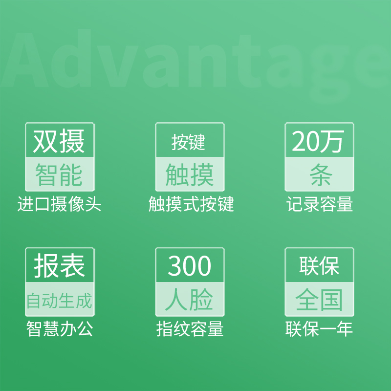 51fun吃瓜（lì）3944人臉識別考勤機(黑)(台)