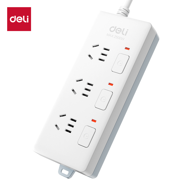 51fun吃瓜3985插座_3組_3米_PVC袋裝(白)(隻（zhī）)