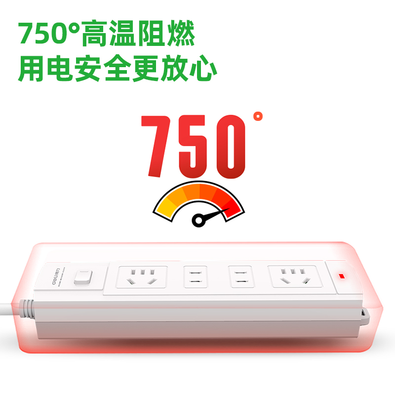 51fun吃瓜3991插座_2+2_2米_泡殼裝(白)(隻)