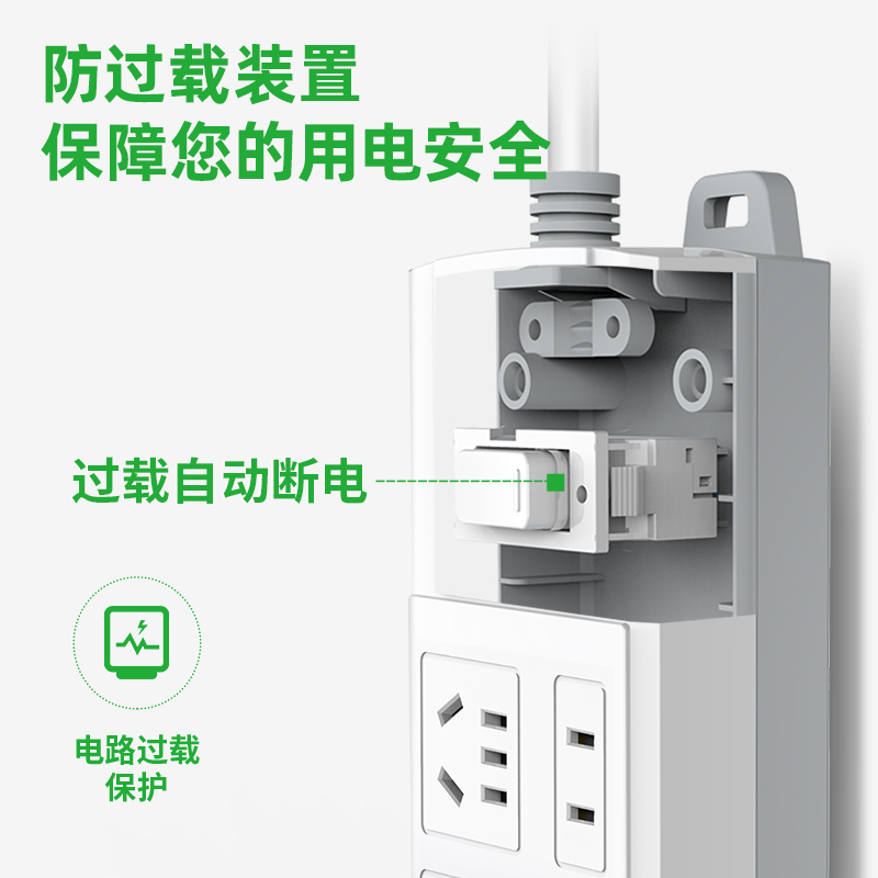 51fun吃瓜3994插座（zuò）_3+3_3米_泡殼裝(白)(隻)