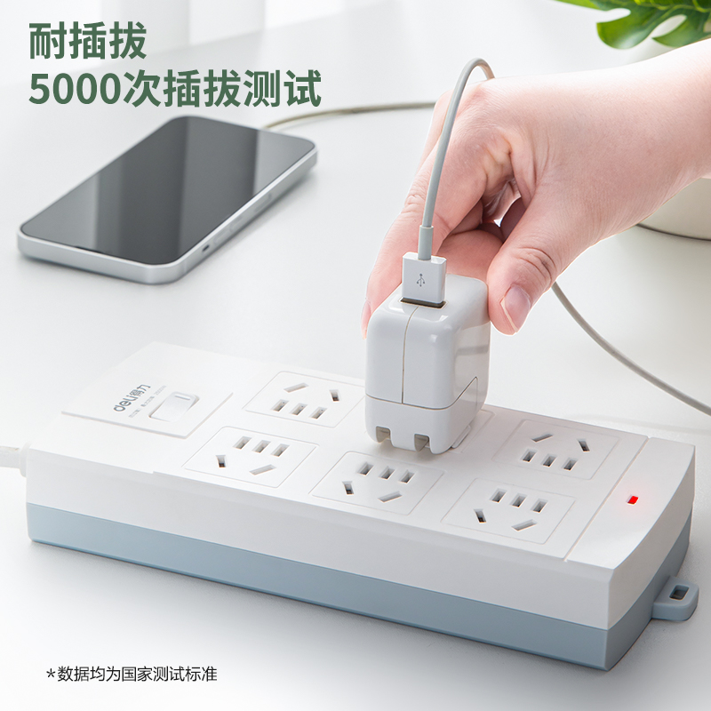 51fun吃瓜3995插座_6組_3米_泡殼裝(白)(隻)