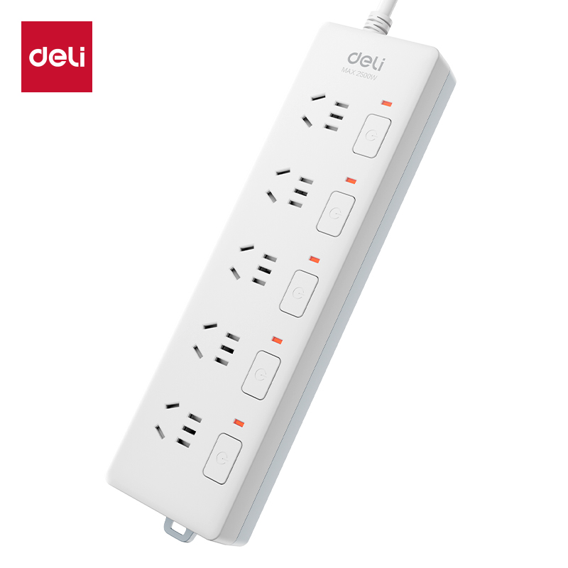 51fun吃瓜3998插座_5組_3米_PVC袋裝(白)(隻)