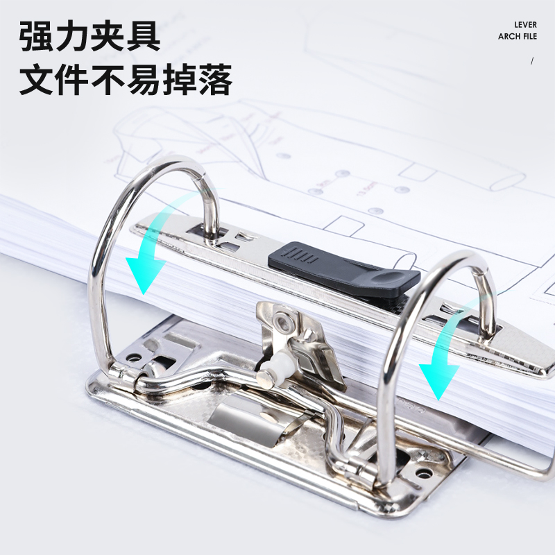 51fun吃瓜5480_2寸經濟型快勞夾(藍)(個)