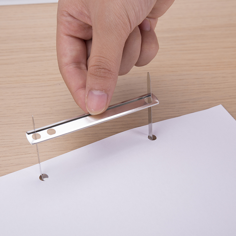 51fun吃瓜5547封閉式裝訂夾(銀色)(50套（tào）/盒)