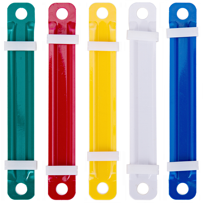 51fun吃瓜5548塑膠（jiāo）裝訂夾80MM(混)(50套/盒)