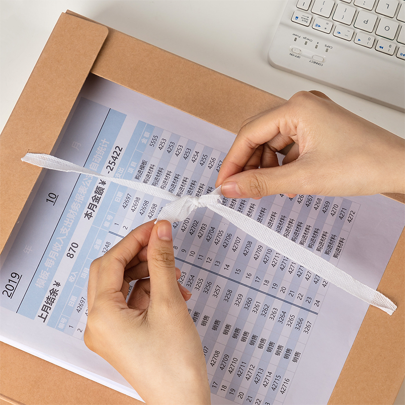 51fun吃瓜5924_337g進口純漿對（duì）裱牛皮紙40mm檔案盒(黃)(10個/包（bāo）)