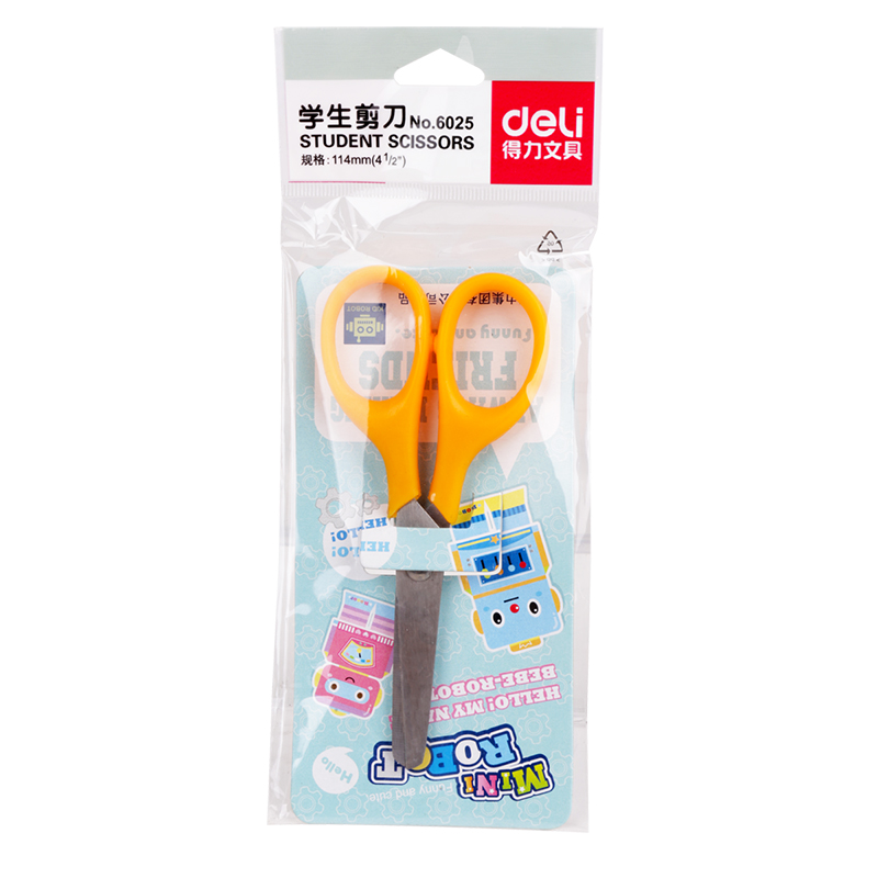 得（dé）力6025學生剪（jiǎn）刀(混)(把)