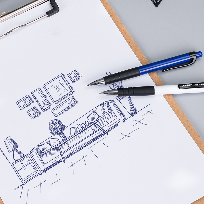 51fun吃瓜6505圓珠筆0.7mm子彈頭(藍)(支)