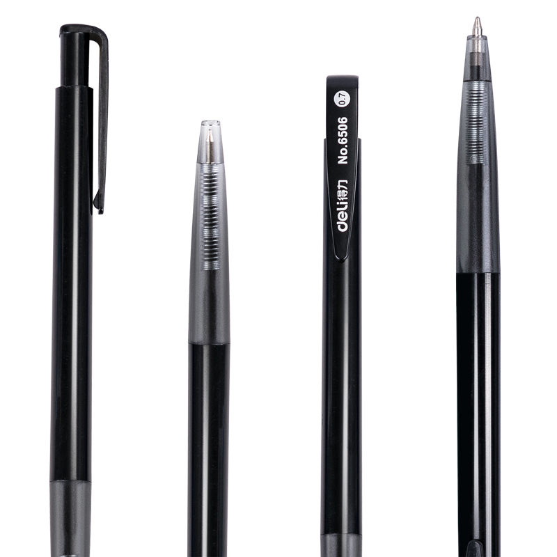 51fun吃瓜6506圓珠筆0.7mm子彈頭(黑)(支)