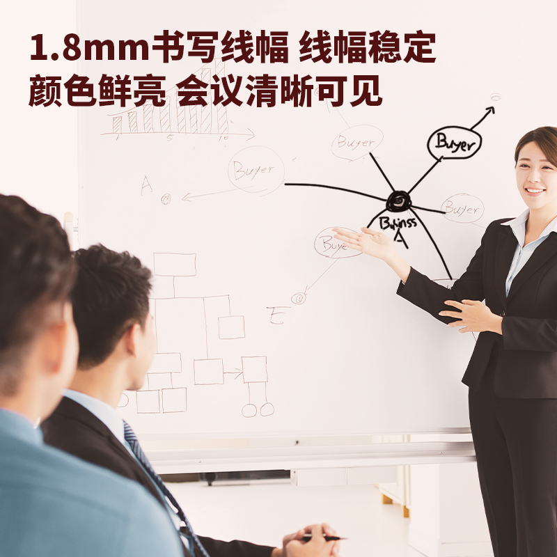 得（dé）力6811白板筆(黑)(支)