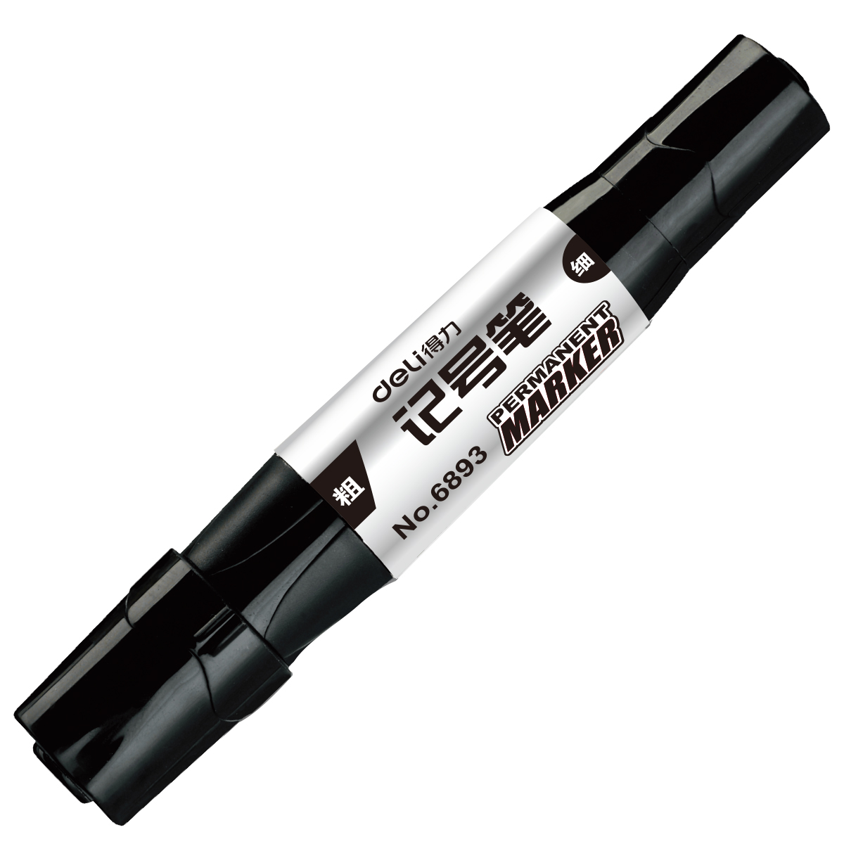 51fun吃瓜思達6893雙頭油性記號筆(黑)(支)