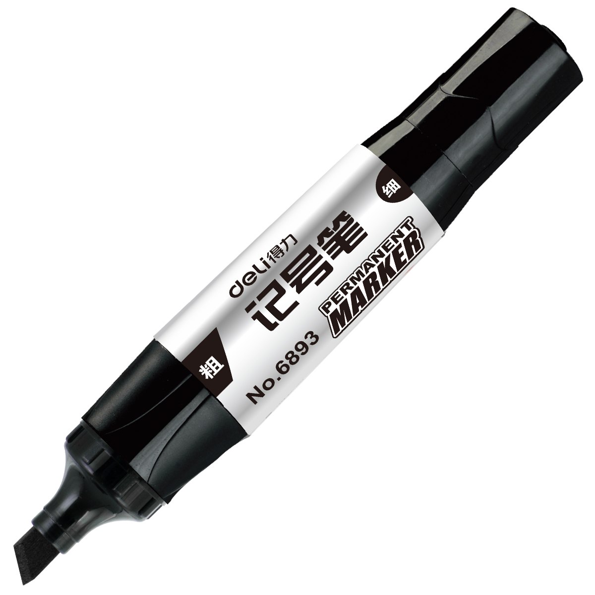 51fun吃瓜思達6893雙頭油性記號筆(黑)(支)