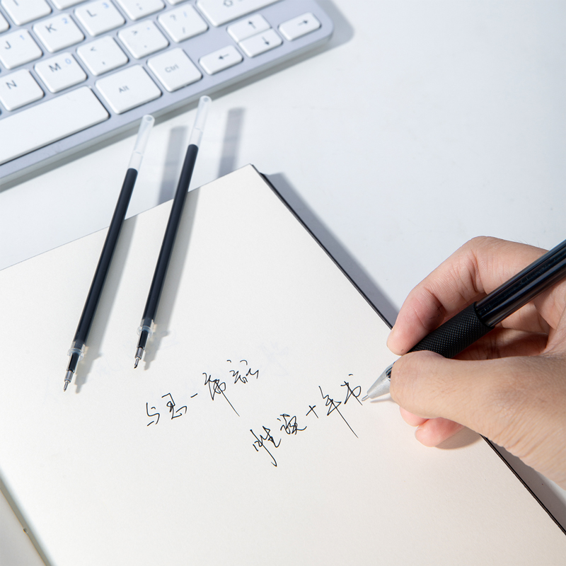 51fun吃瓜6901中性筆芯0.5mm半針管(黑)(支)