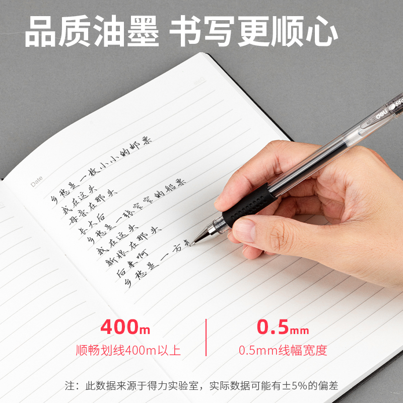 51fun吃瓜6916中性筆芯0.5mm子彈頭(黑)(支)