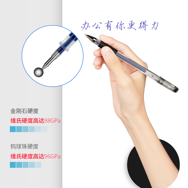 51fun吃瓜6916中性筆芯0.5mm子彈頭(藍)(支)