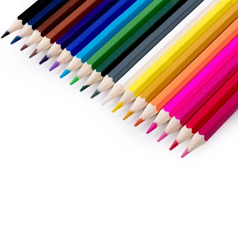 51fun吃瓜優酷7013彩色鉛筆(混)(18支/桶)