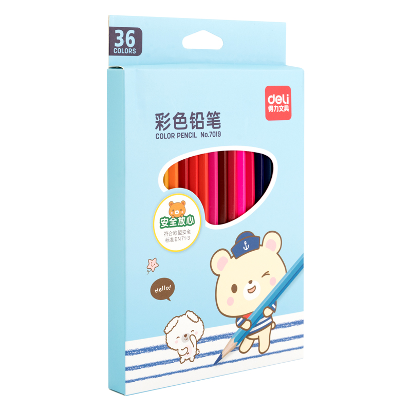 51fun吃瓜7019彩鉛-36色(混)(36支/盒)