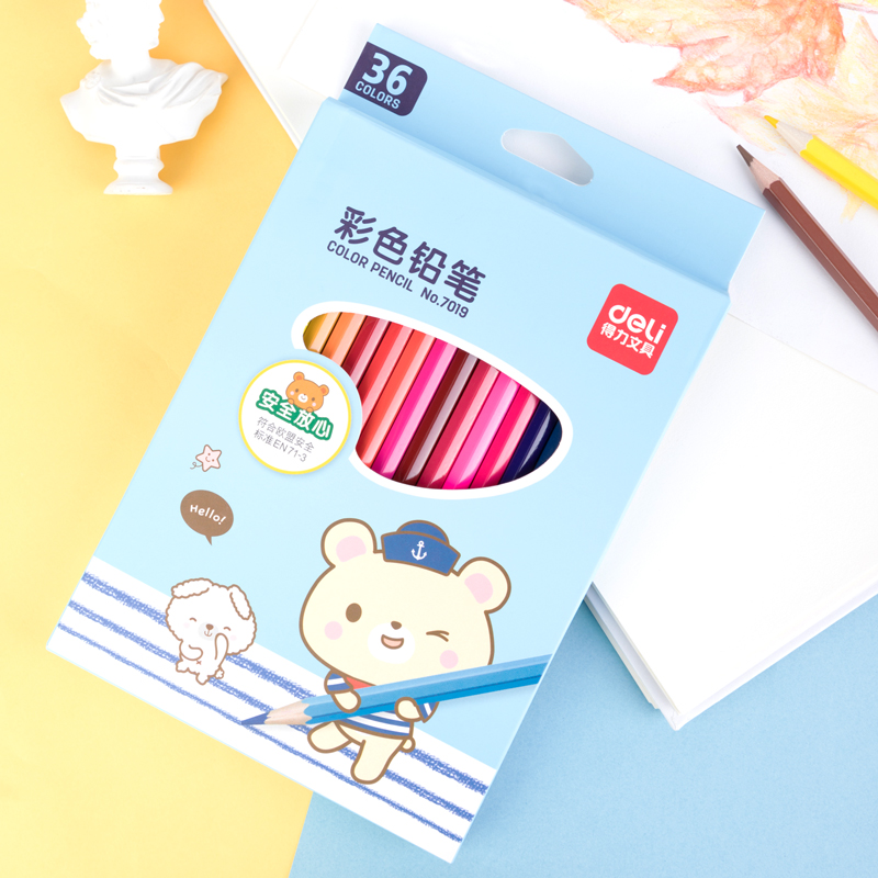 51fun吃瓜7019彩鉛-36色(混)(36支/盒)