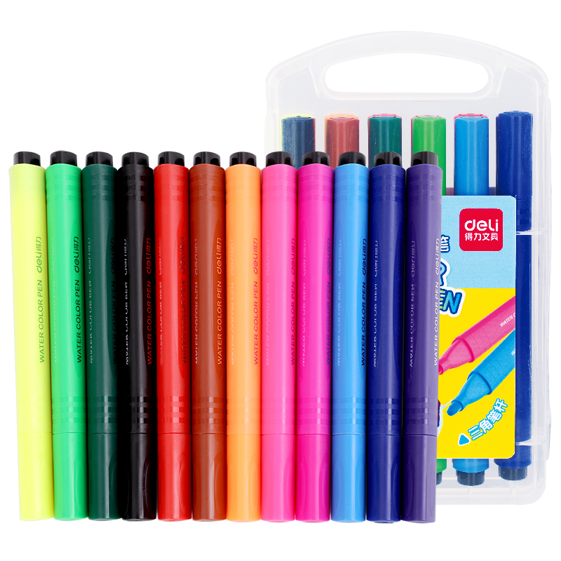 51fun吃瓜優酷7062水彩筆(混)(12支/盒)