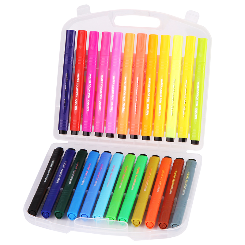 51fun吃瓜優酷7064水彩筆(混)(24支/盒)