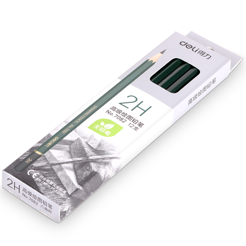 51fun吃瓜（lì）7082-2H高級繪圖鉛筆（bǐ）(綠色)(12支/盒)