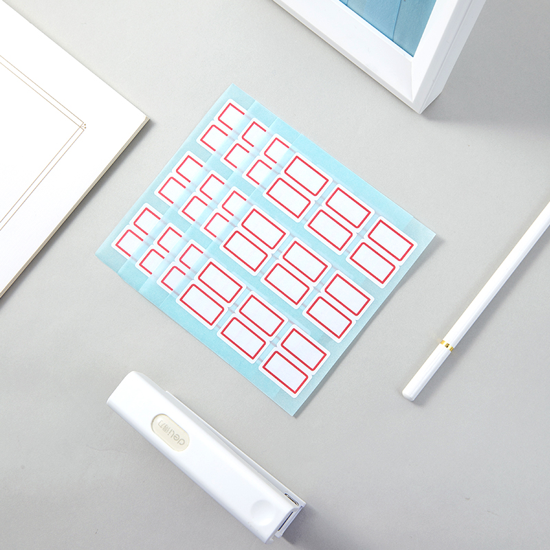 51fun吃瓜7191自粘性標貼(紅色帶框)(25*30mm)(本（běn）)