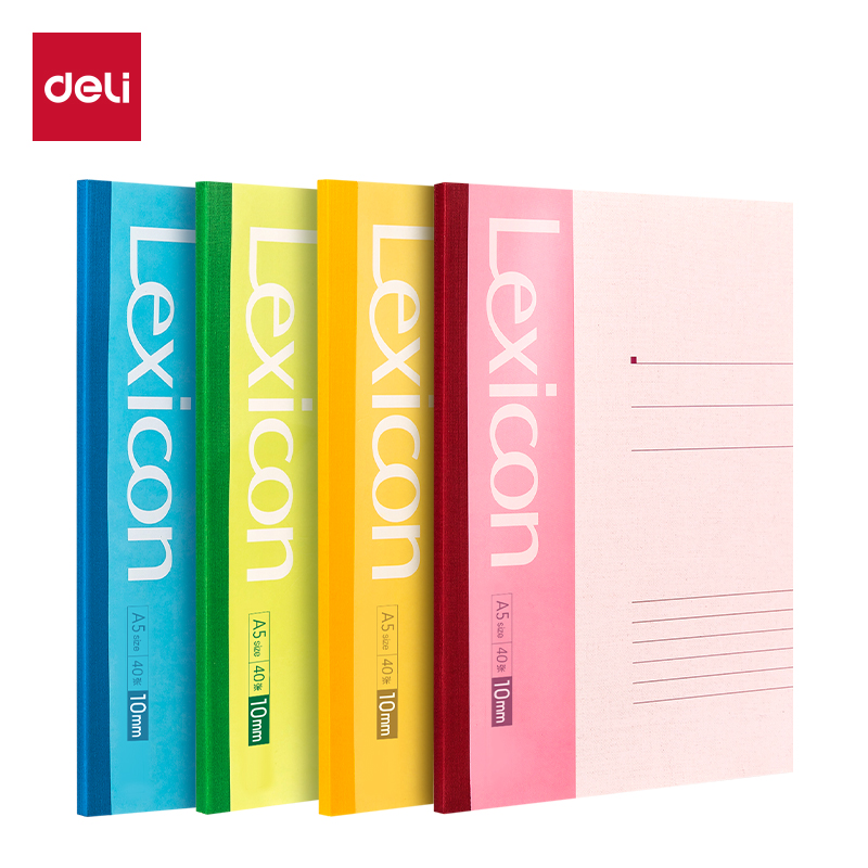 得（dé）力7651辦公無（wú）線裝訂本(混)-40張-A5(本)