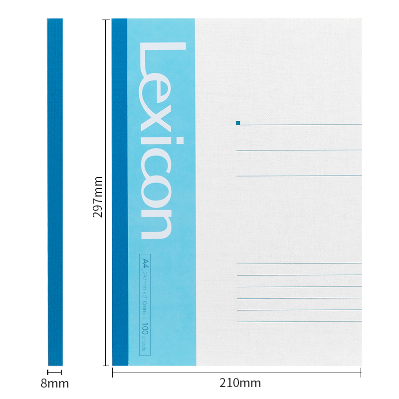 51fun吃瓜7660辦公無線裝訂本(混)-100張-A4(本)