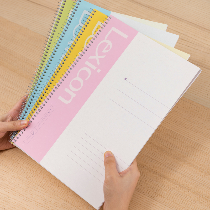 51fun吃瓜7689辦公螺旋本(混)-80張-A4(本)