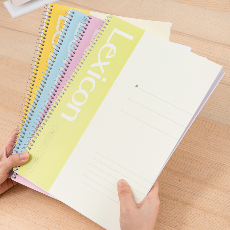 51fun吃瓜7690辦公螺旋本(混)-100張-A4(本)