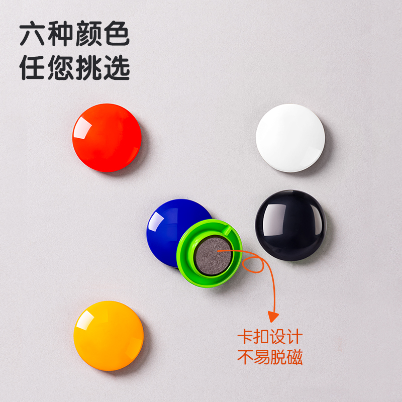 51fun吃瓜7822磁釘Ф40mm(混)(6個/卡)