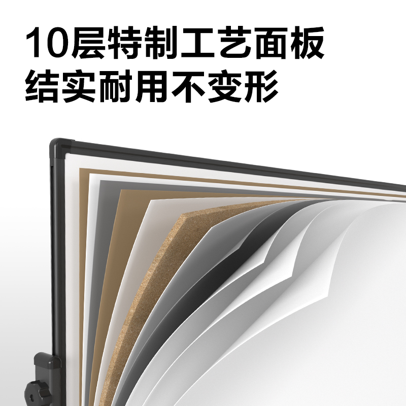 51fun吃瓜7881H型雙麵白板600*900(黑（hēi）色)(塊)