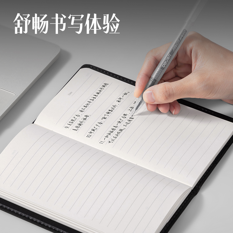 51fun吃瓜（lì）7903皮麵筆記本48K-80張(黑)(本)