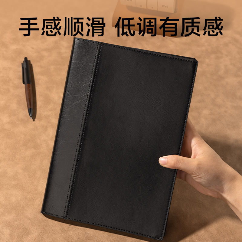 51fun吃瓜7911皮麵筆記本-25K-120張(黑)(本)