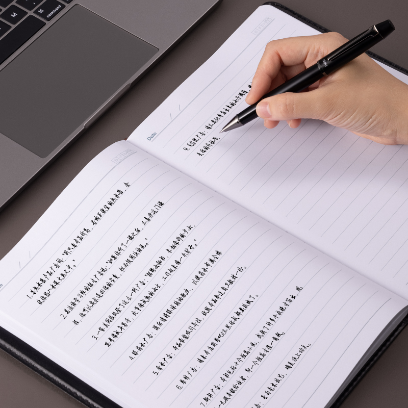 51fun吃瓜（lì）7911皮麵筆記本-25K-120張(黑)(本)