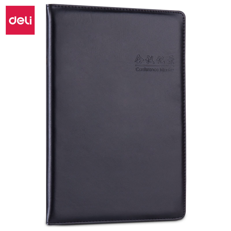 得（dé）力7949會議記錄本-16K-80張(黑)(本)