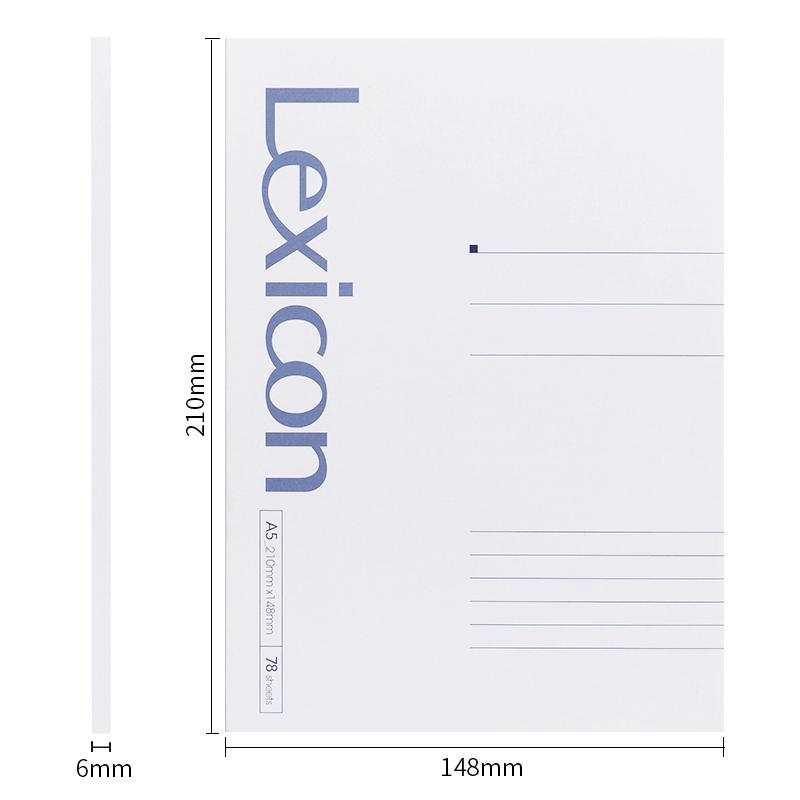 得（dé）力7985辦公（gōng）膠裝本(混)-78張-A5(本)