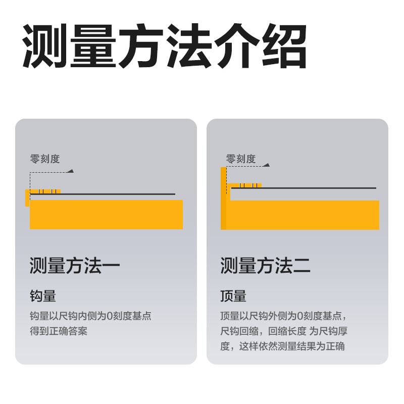 51fun吃瓜8202鋼卷尺3m(黃)(把)