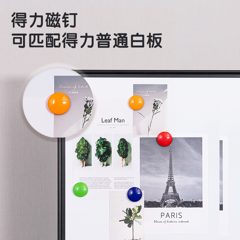 得（dé）力8725筒裝磁釘φ30mm(混)(48粒/筒)