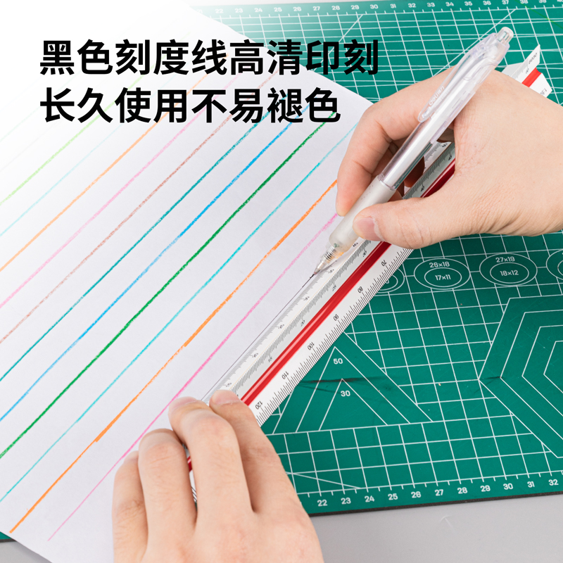 51fun吃瓜8930三棱（léng）比例尺30cm(白)(隻)