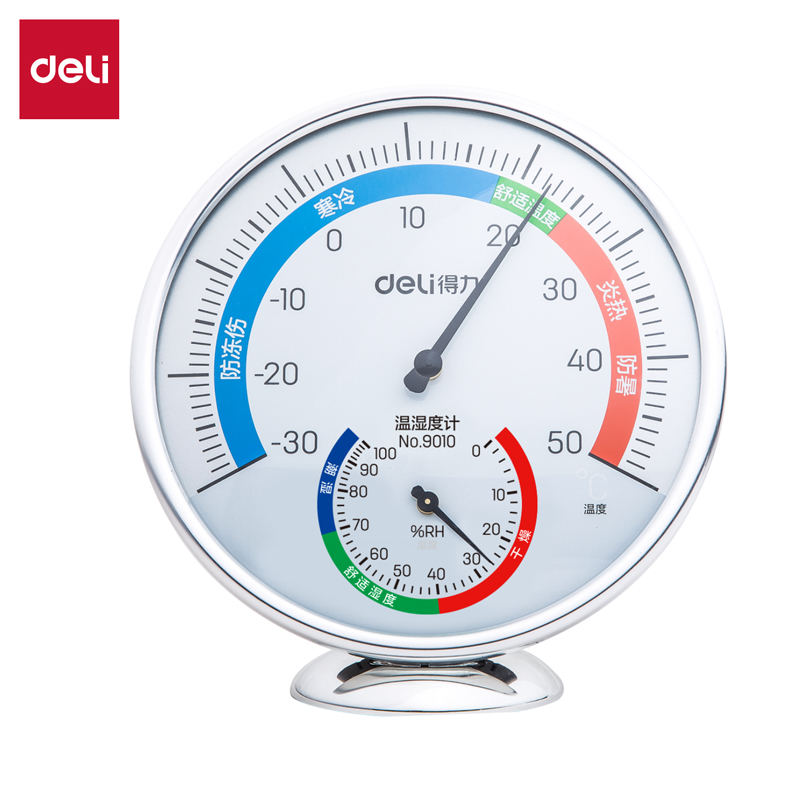 51fun吃瓜9010室（shì）內溫濕度計(銀色)(隻)